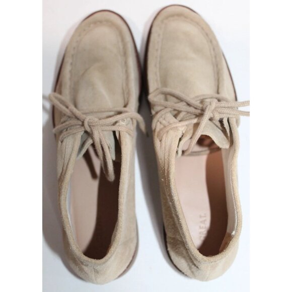 The Great Wallabee Chukka Boots Tan Sand Suede Preppy Moc Desert MINT Size 10 - Picture 8 of 12